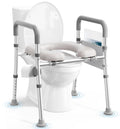 Soundfuse Toilet Seat Riser for Seniors, FSA HSA Eligible Raised Toilet Seat