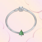 Annmors Christmas Tree Charm 925 Sterling Silver Fight for Homeland fits Bracelets for Woman Beads Gifts for Women Bracelet&Necklace 548-A