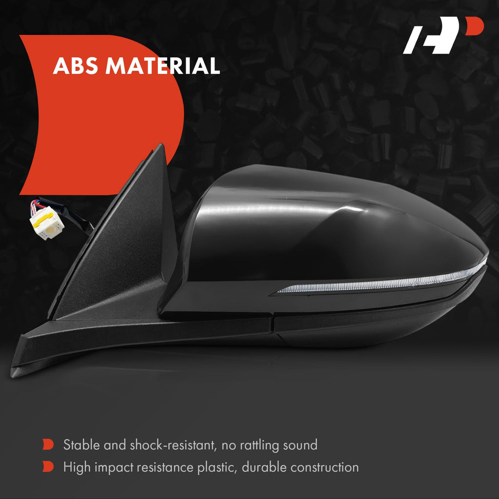 A-Premium Driver Side Power Door Mirror - Compatible with Hyundai Tucson/Santa