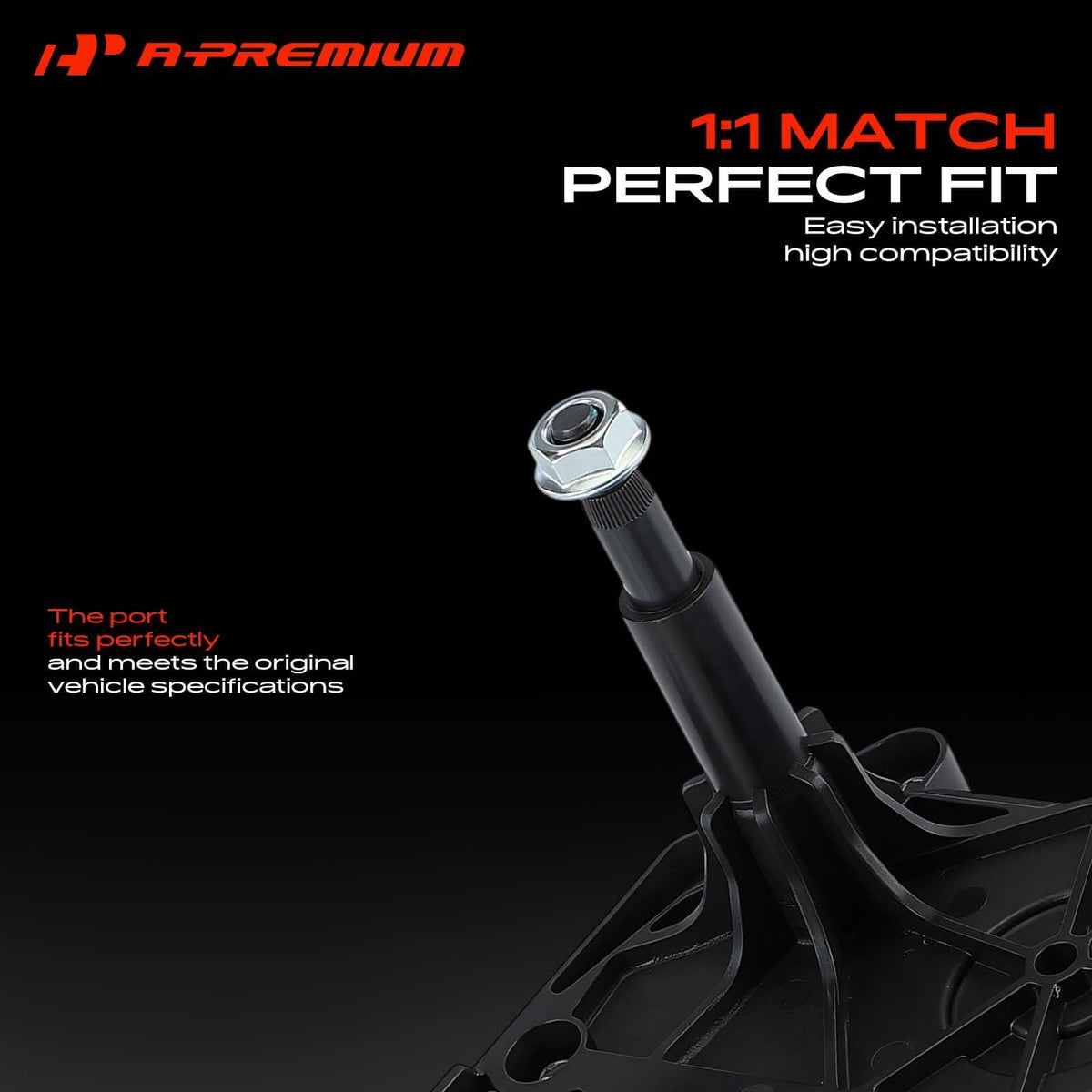 A-Premium Rear Windshield Wiper Motor Compatible for Nissan Versa