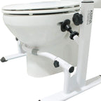 KMINA - Toilet Safety Rails for Seniors (330 lbs), Toilet Safety Frame with