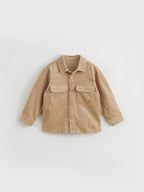 marc & janie Boys Outdoor Corduroy Shirt Cotton Button Down Shirt Loose Soft