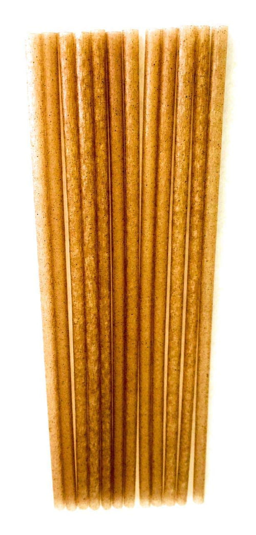 250 Pack Agave Fiber Straws Unwrapped Bio Preferred, Eco-Friendly Alternative to