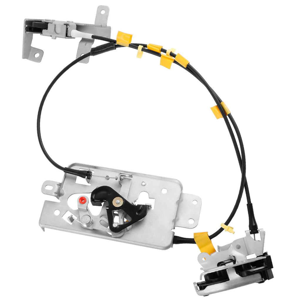 Rear Left Door Lock Latch Actuator, Upper and Lower Rear Left Driver Side, Compatible with 2004 2005 2006 2007 2008 Ford F150 Extended Cab Pickup, Repalces 6l3Z-18264A01-B 8L3Z18264A01B