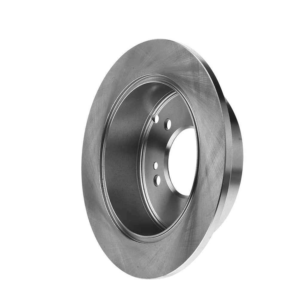 A-Premium 10.31 In (262mm) Rear Solid Brake Rotors and Ceramic Pads Kit
