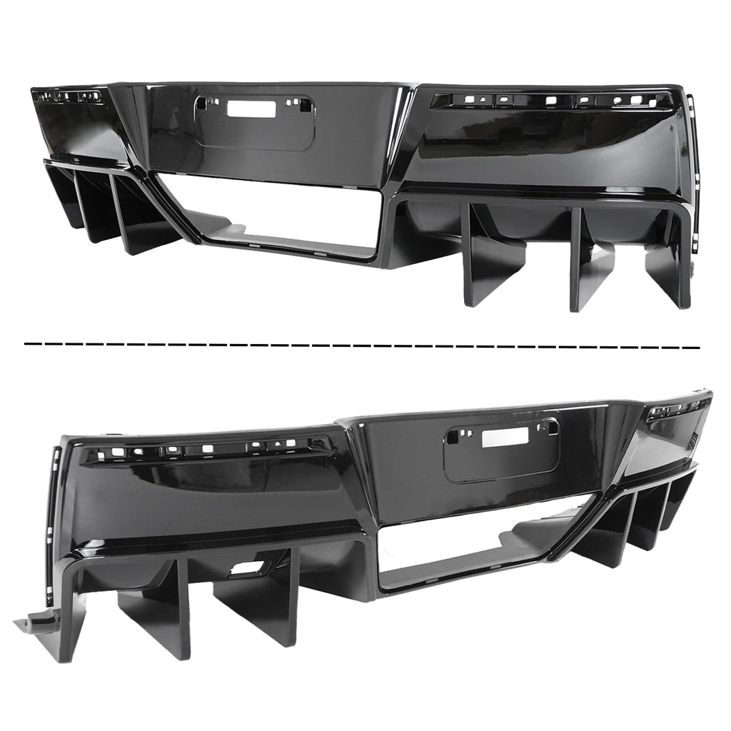 skkyoro Rear Bumper Diffuser Compatible with Chevy Corvette C7 2014-2019 All