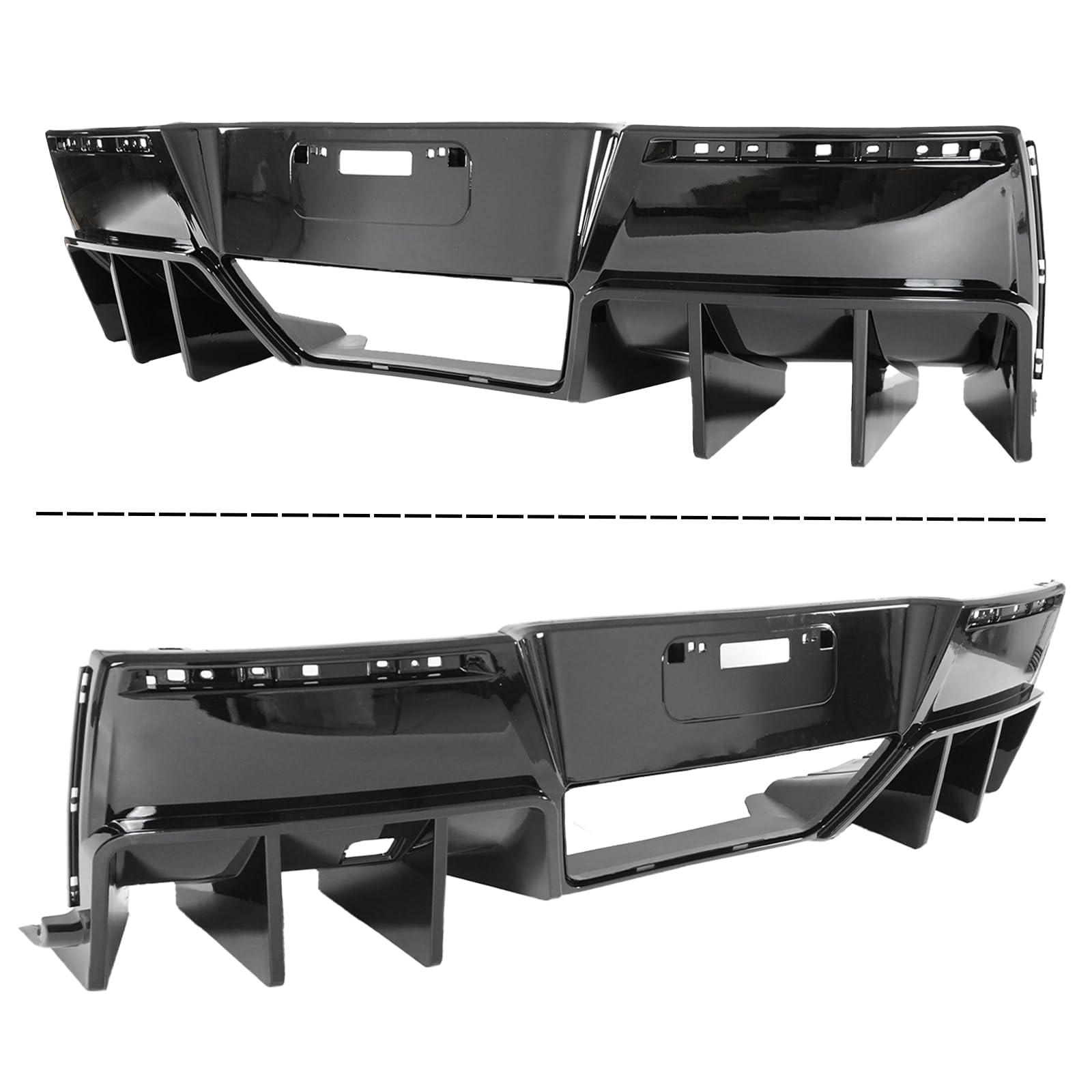skkyoro Rear Bumper Diffuser Compatible with Chevy Corvette C7 2014-2019 All