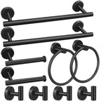 10pcs Bathroom Hardware Set, Including 16" Hand Towel Bars, Toilet Paper