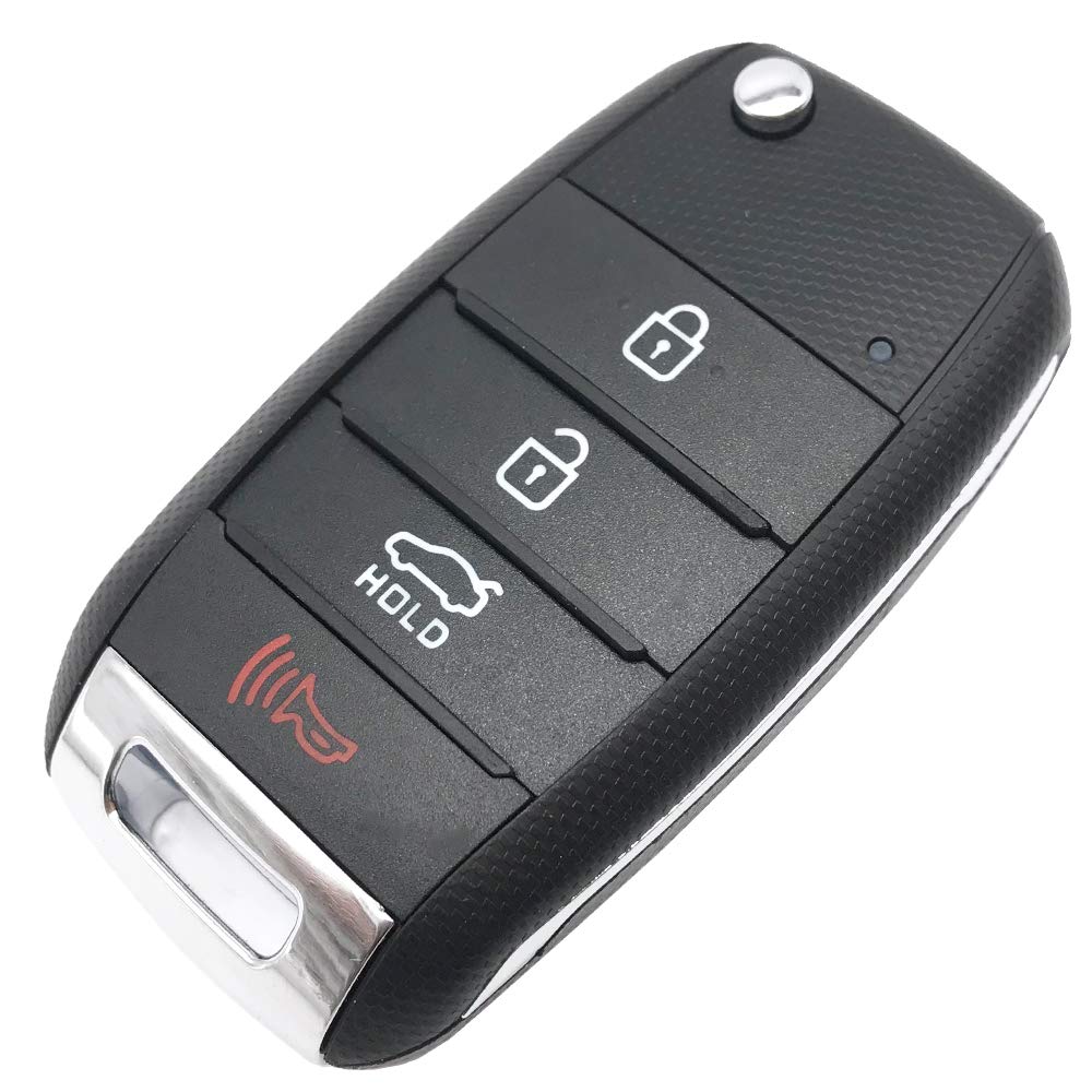 Horande Folding Flip Replacement Key Fob Cover fit for Kia Optima Sorento