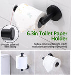 10pcs Bathroom Hardware Set, Including 16" Hand Towel Bars, Toilet Paper