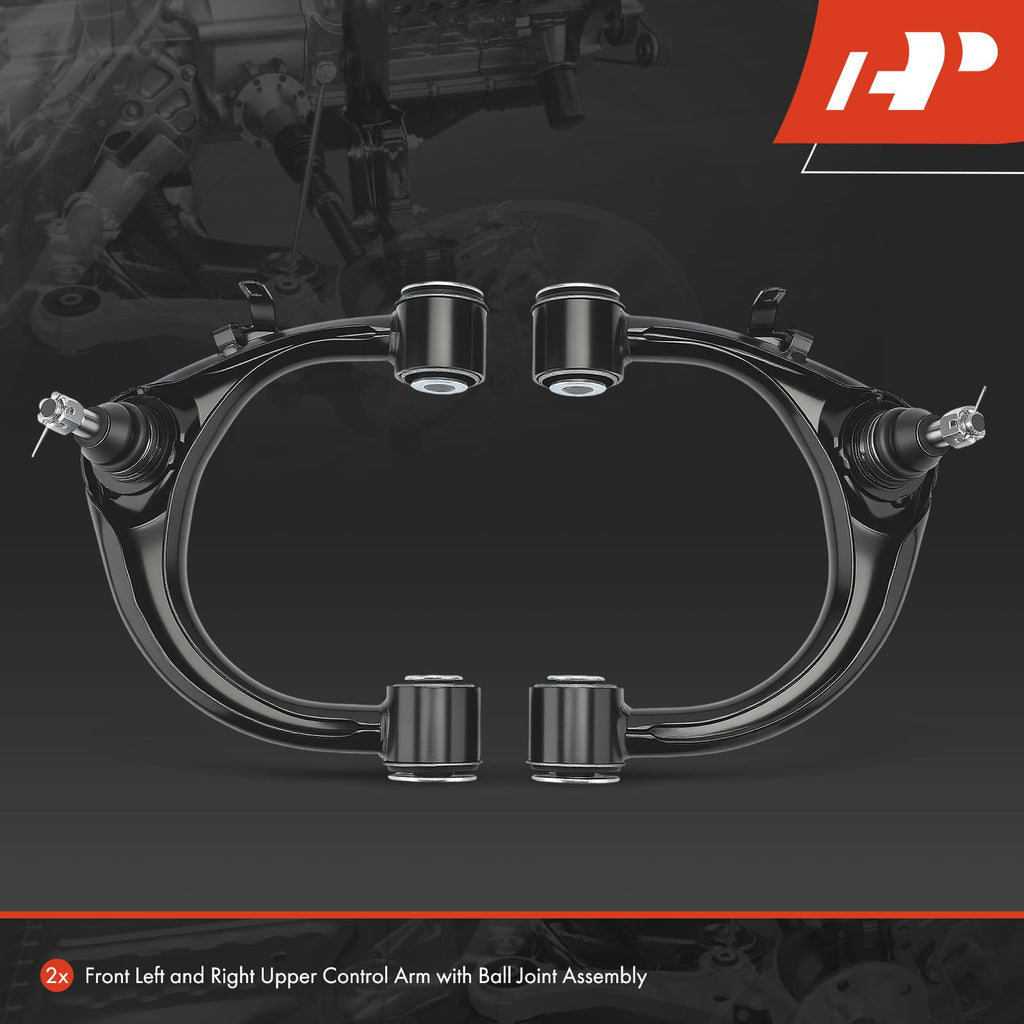 A-Premium 2-Pack Front Upper Control Arms, with Ball Joint & Bushing