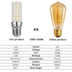 BOGAO E26 LED Bulb 12W 6000K White 80-100W Equivalent Bright Light