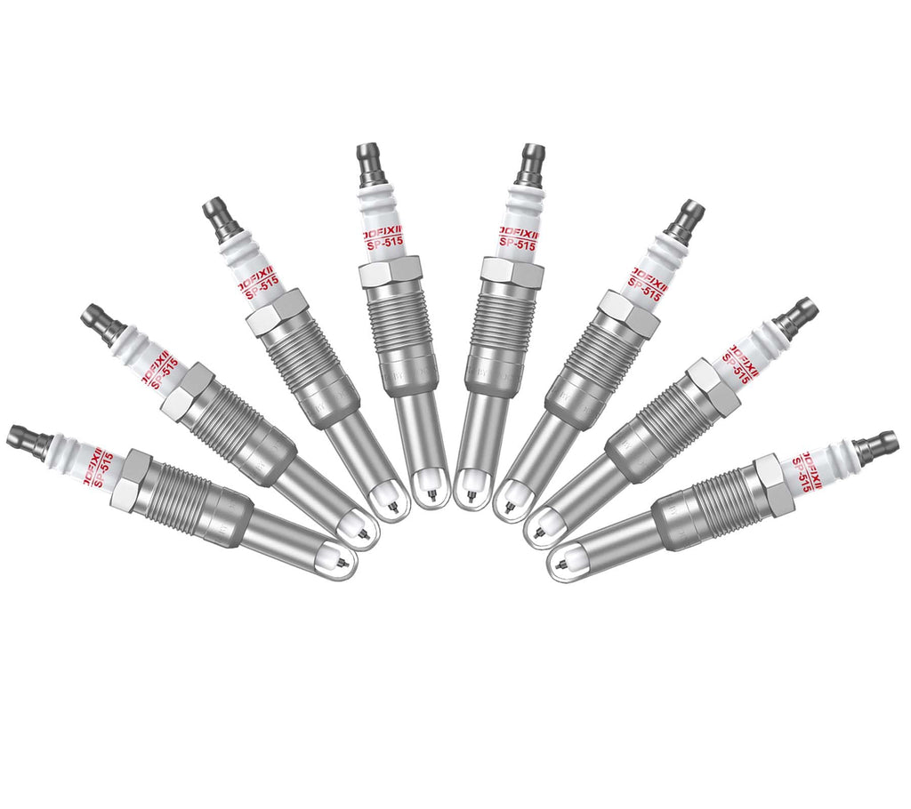 8X Spark Plugs SP515 SP546 Compatible with Ford F-150 5.4L, Expedition 1997-2014,F-250 F-350 Super Duty 4.6L 5.4 6.8L V8