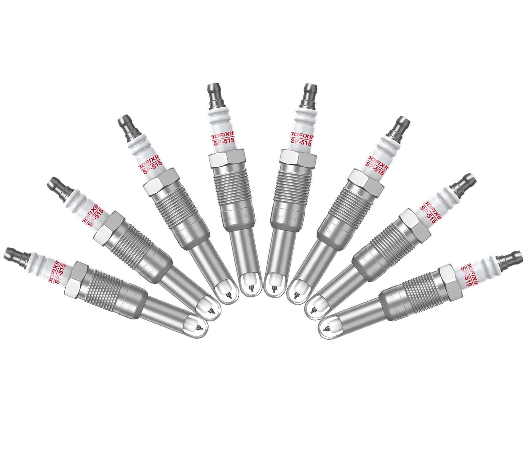 8X Spark Plugs SP515 SP546 Compatible with Ford F-150 5.4L, Expedition 1997-2014,F-250 F-350 Super Duty 4.6L 5.4 6.8L V8