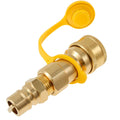 Janoiuc 1/2 Inch Gas Quick Connect Kit, 1/2 Inch Propane Quick Connect Fittings, Natural Gas Quick Connect Fittings