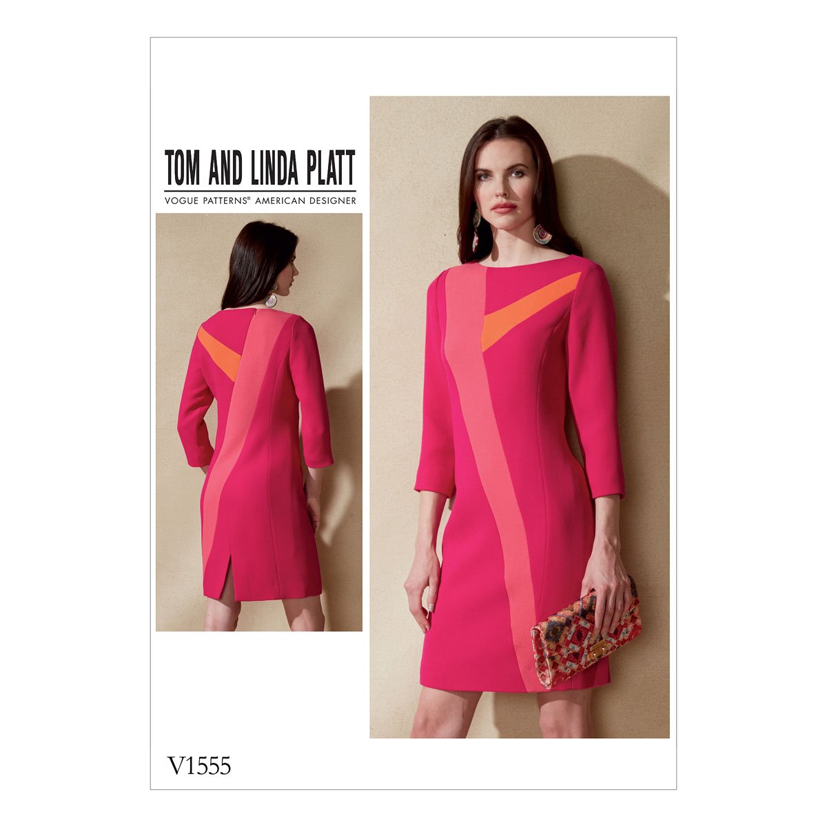 Vogue Patterns Misses' Dress, 14-16-18-20-22, Orange