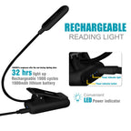 VAVOFO Rechargeable Reading Light 7 LEDs with 9 Color Temperature 9 Brightness