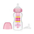 Dr. Brown’s Anti-Colic Options+ Wide-Neck Sippy Bottle Starter Kit, 9oz/270mL,