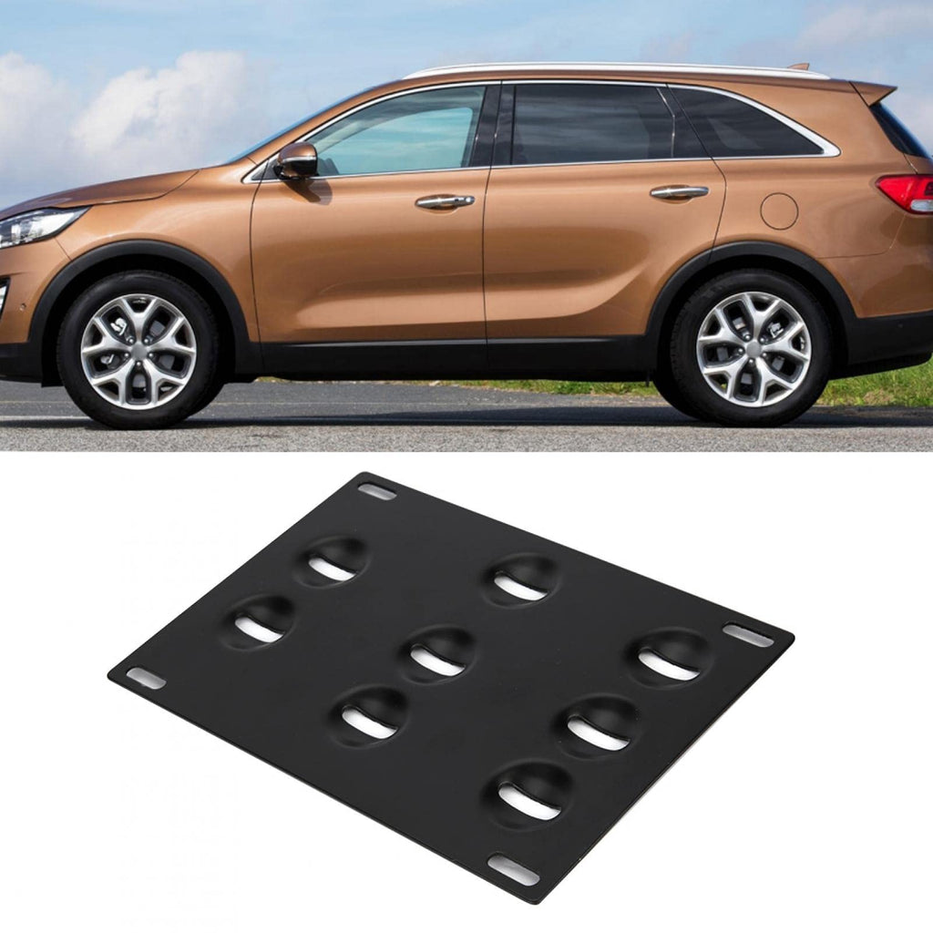License Plate Frame, Car Eye Front Bumper Tow Hook License Plate Mount Bracket 8