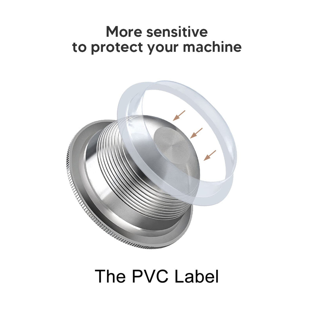 Reusable Coffee Capsule Filter, Stainless Steel Refillable Pod with PVC Label