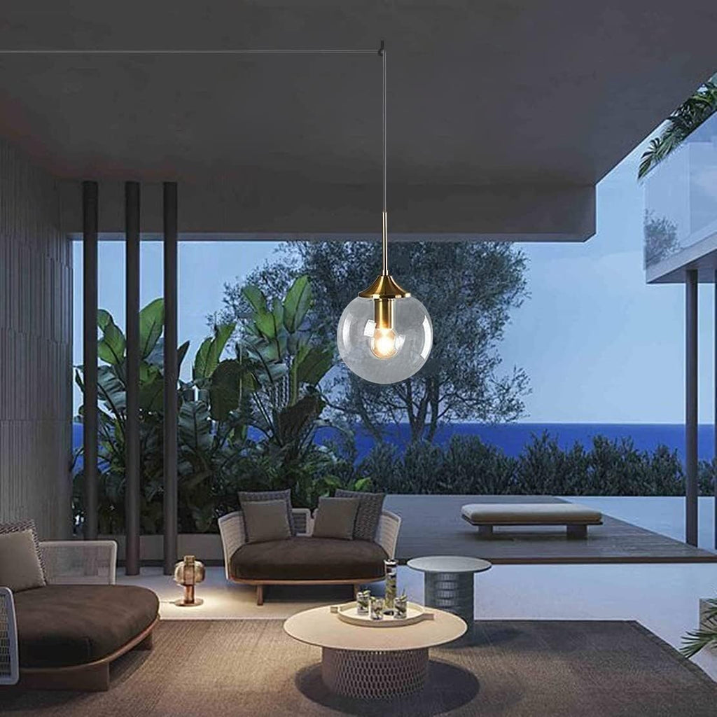 Ayylltx Lampara Colgante Modern Chandelier, Ceiling Light Modernd Globe in
