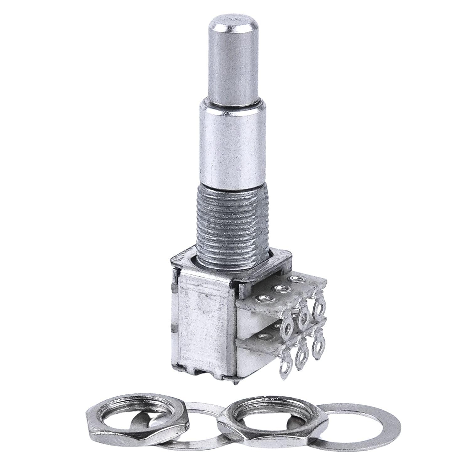 KHLESBY Guitar Bass Dual Pots Stacked Concentric Potentiometer with Center