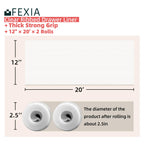 FEXIA Waterproof Non Slip Shelf Liner 12in x 20FT Cabinet Drawer Fridge Liner 2