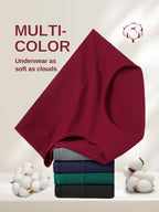 Vevmon Cotton Underwear for Women High Waisted Full Coverage Briefs Soft Ladies