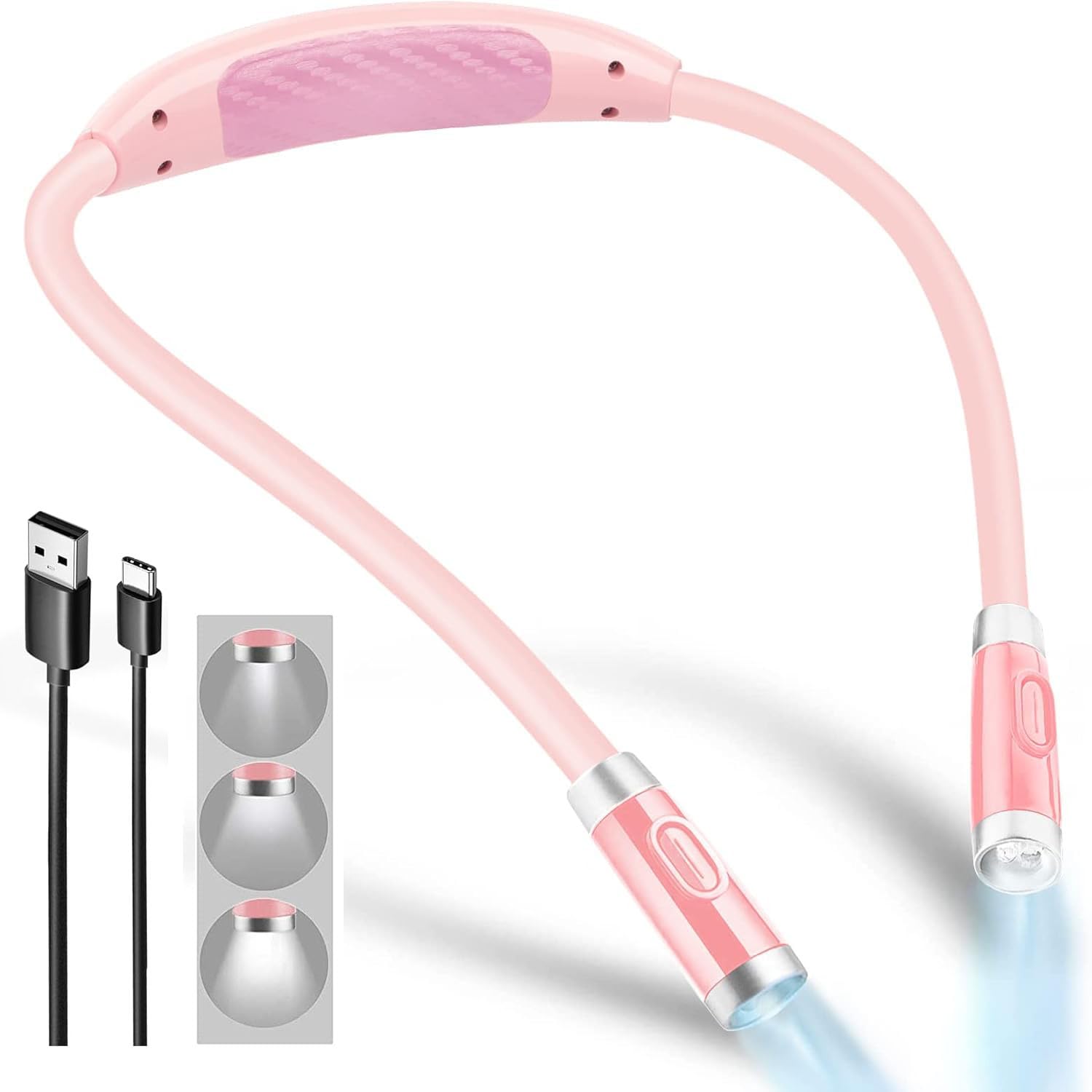 Neck Reading Light, Book Light for Reading in Bed, Neck Reading Light Slim with