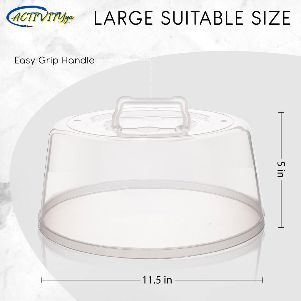 Large Microwave Cover for Food - Splatter Guard Lid - Cake Stand Cover - Size