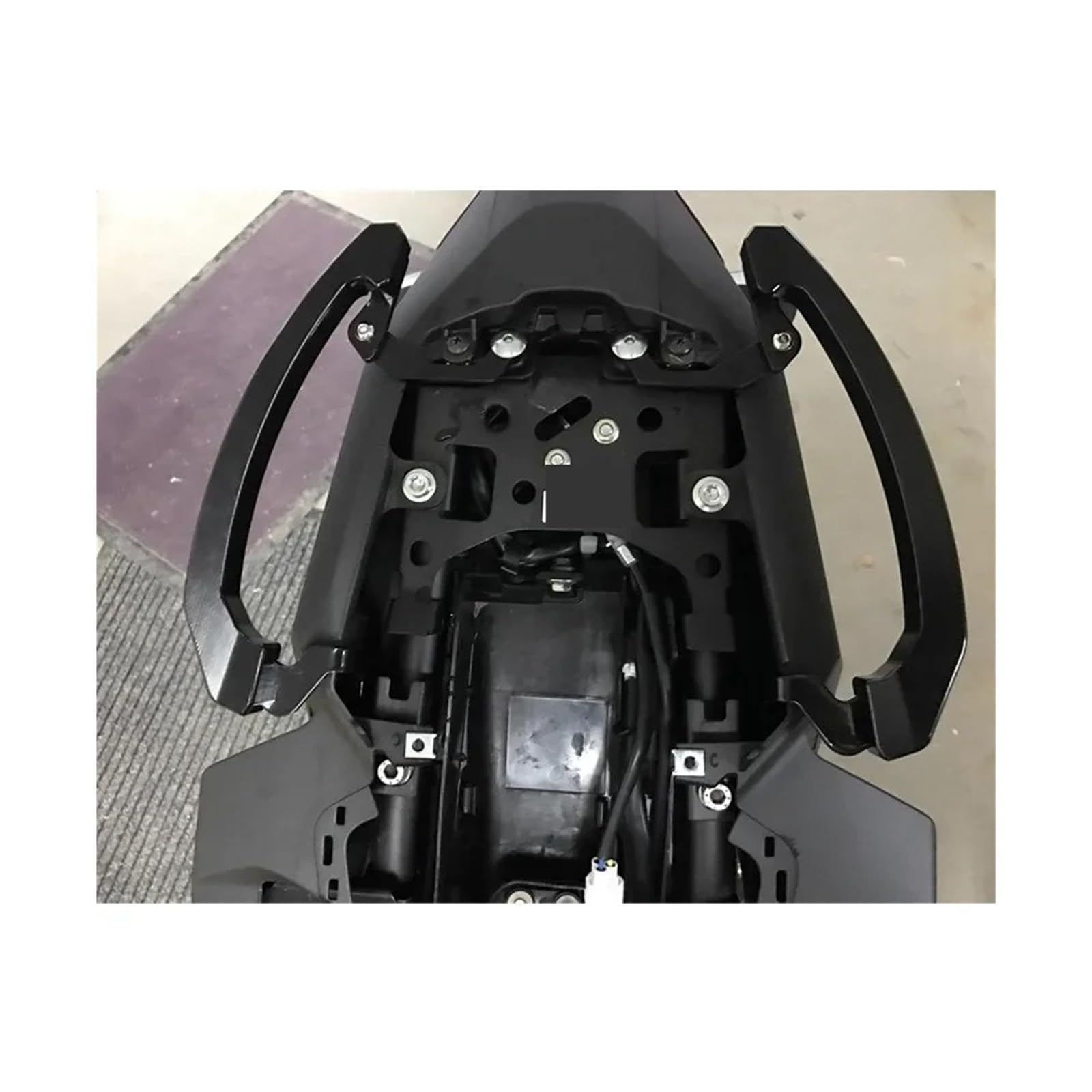 Motorbike Rear Grab Bars Rear Seat Pillion Passenger Grab Rail Handle Compatible