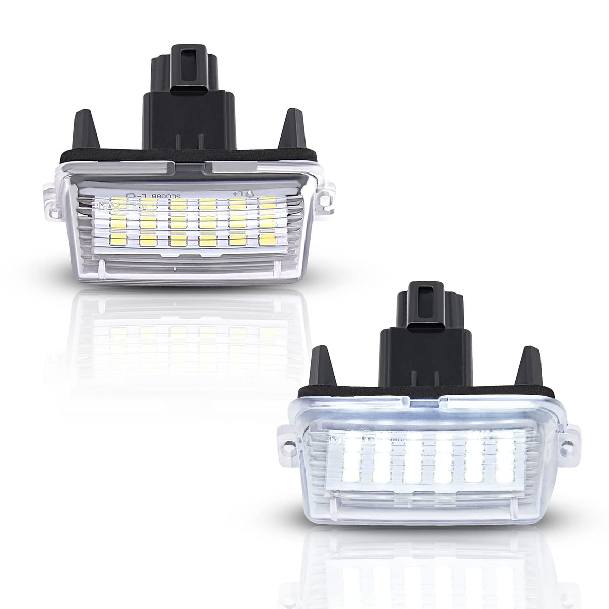 Pack of 2 Asgohme LED License Plate Lights Bright White Tag Lamp Assembly