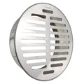 Dnyta 7in Floor Drain Cover, Stainless Steel Round Anti Blocking Round Grate