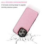 ONETOP Compatible with iPhone 16 Pro Max Wallet Case with Card Holder, PU Leather Kickstand Card Slots Case, Double Magnetic Clasp and Durable Shockproof Cover 6.9 Inch (Pink)