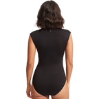 Seafolly Zip Front One Piece Swimsuit
