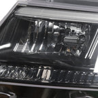 BoardRoad Projector Headlights Headlamps Black Fits 2016-2017 Ford Explorer