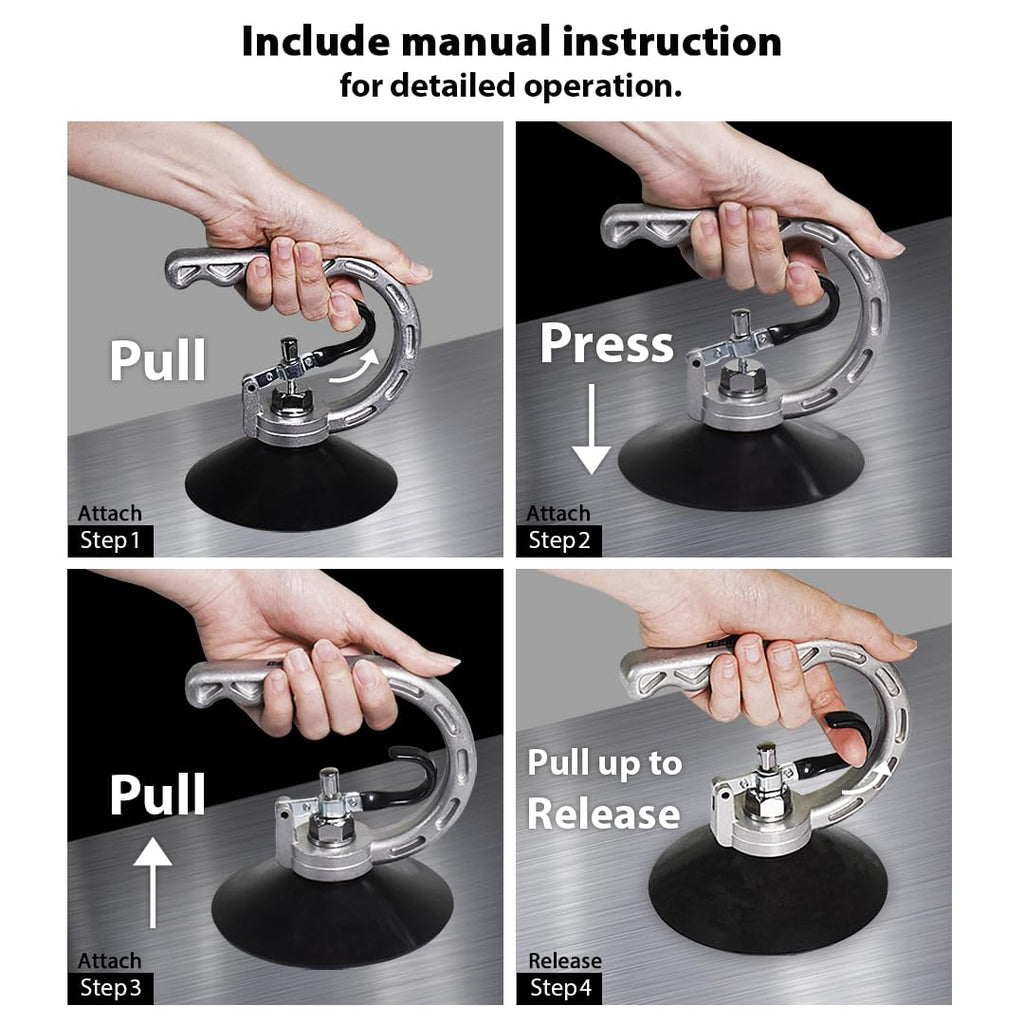 FIRSTINFO A1504A Aluminum Dent Puller 2.95in Suction Cup PDR Tool