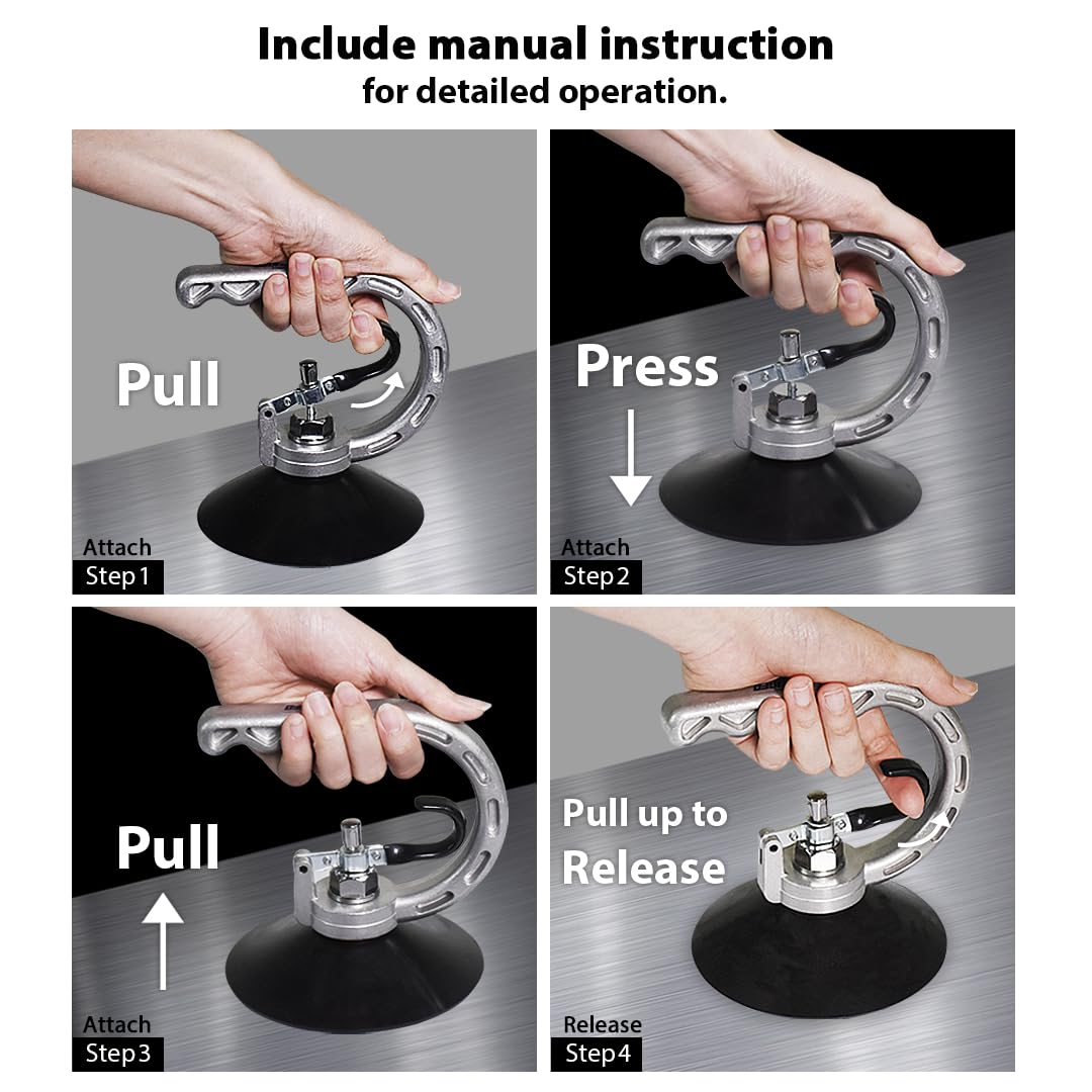 FIRSTINFO A1504A Aluminum Dent Puller 2.95in Suction Cup PDR Tool