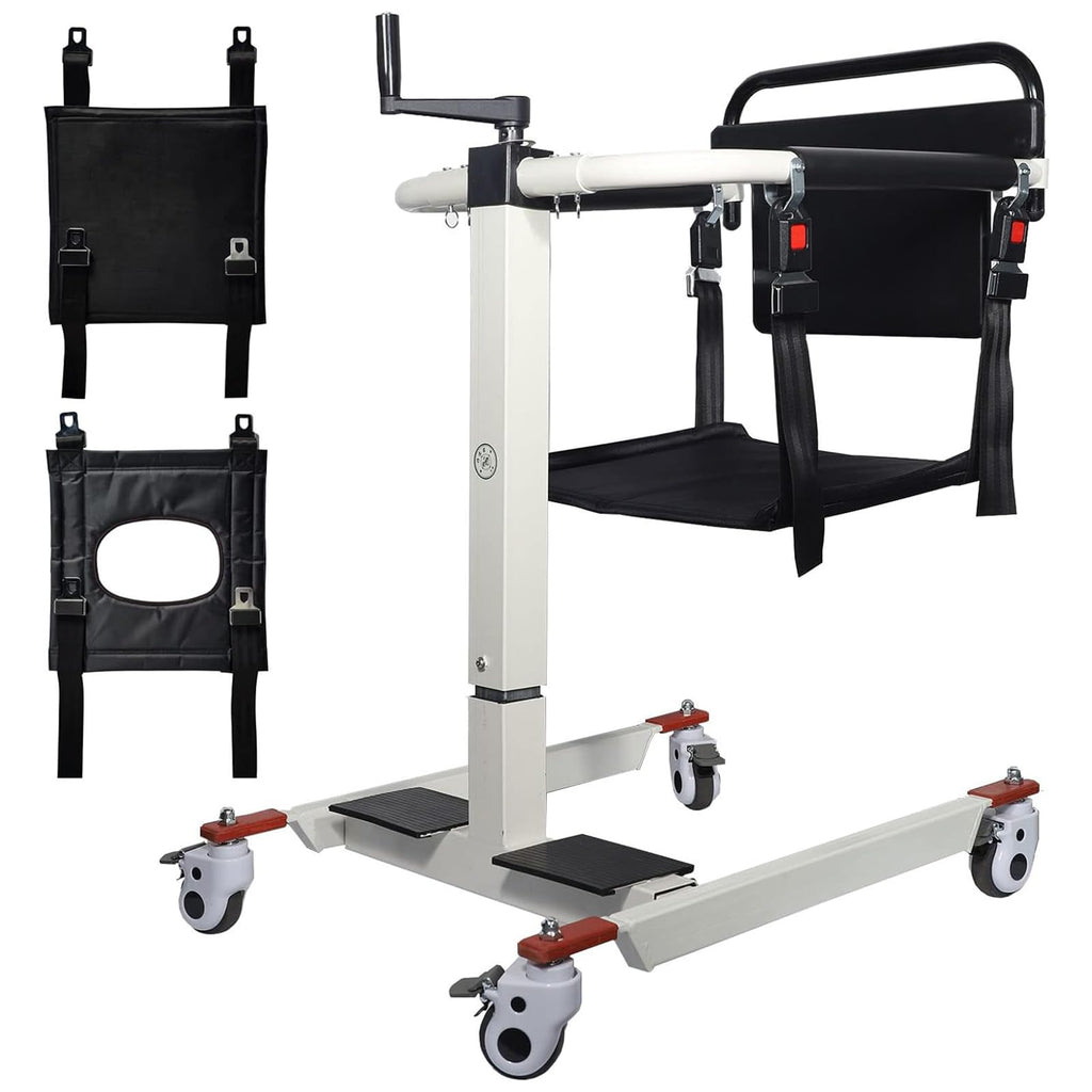 Patient Lift Transfer Chair Wheelchair Lift Elderly Home Car Bathroom Aid
