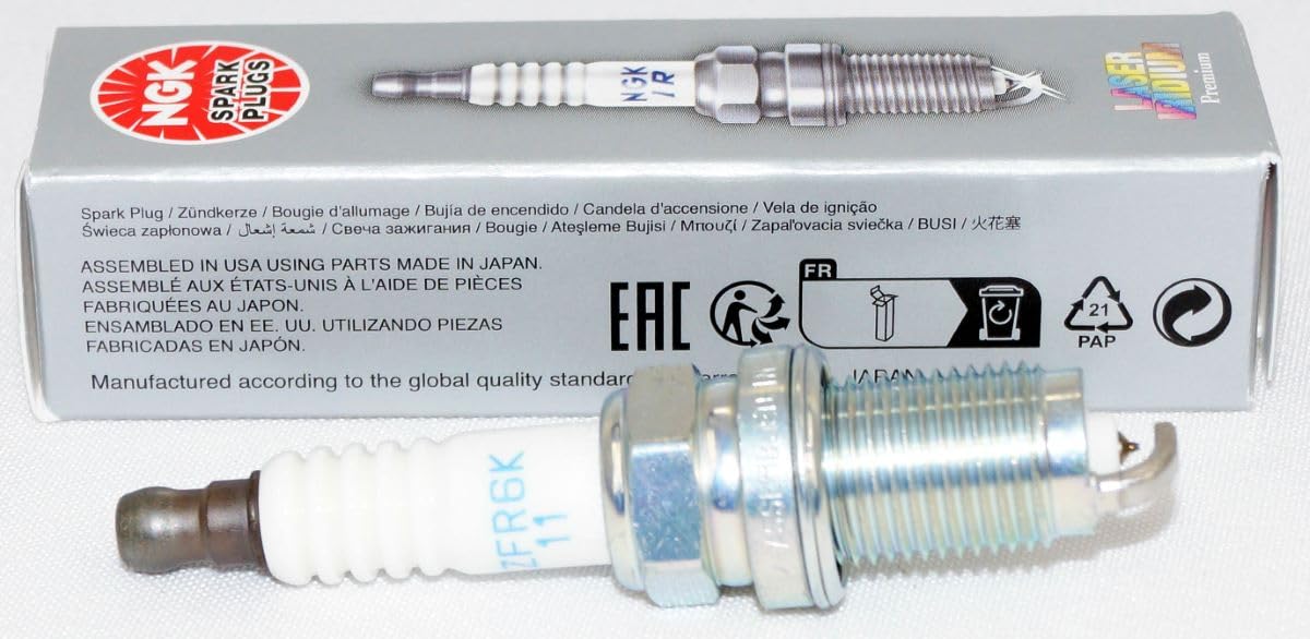 6 Pack NGK Spark Plugs (USA),Inc. IZFR6K11 Spark Plugs Izfr6K11