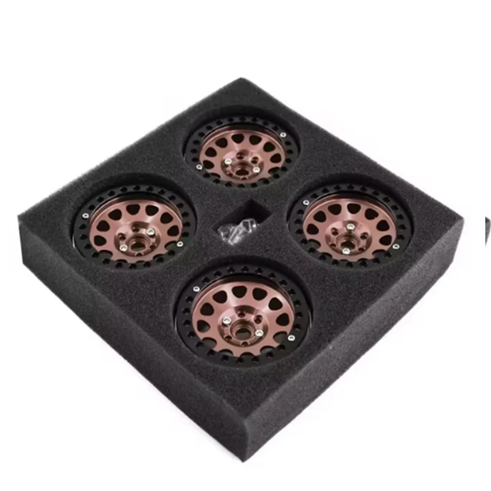 for Axial for SCX10 90046 for Redcat Gen8 1/10 4Pcs CNC Aluminum Alloy Beadlock