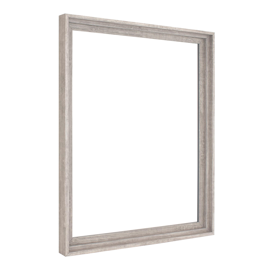 MCS Canvas Float Frames 16x20 Frame, Gray Woodgrain Finish Frame for Finished