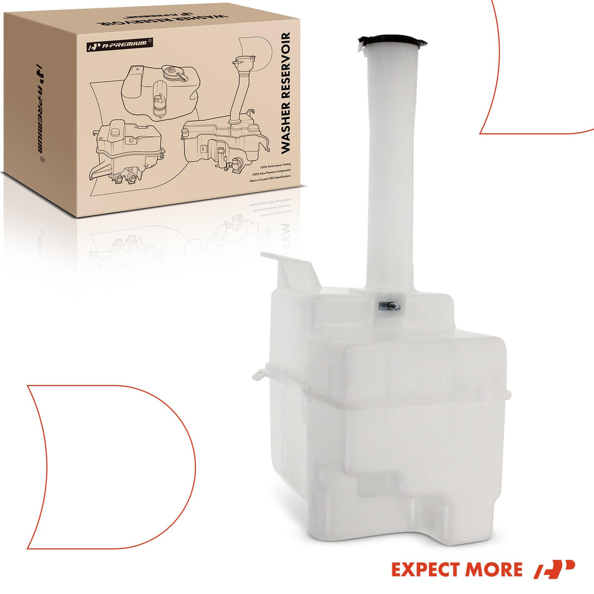 A-Premium Windshield Washer Reservoir Tank Toyota Camry 1997-2001 TO1288138