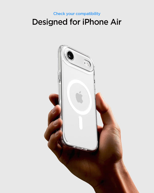Spigen iPhone Air Ultra Hybrid MagFit Case Clear Anti-Yellow MagSafe
