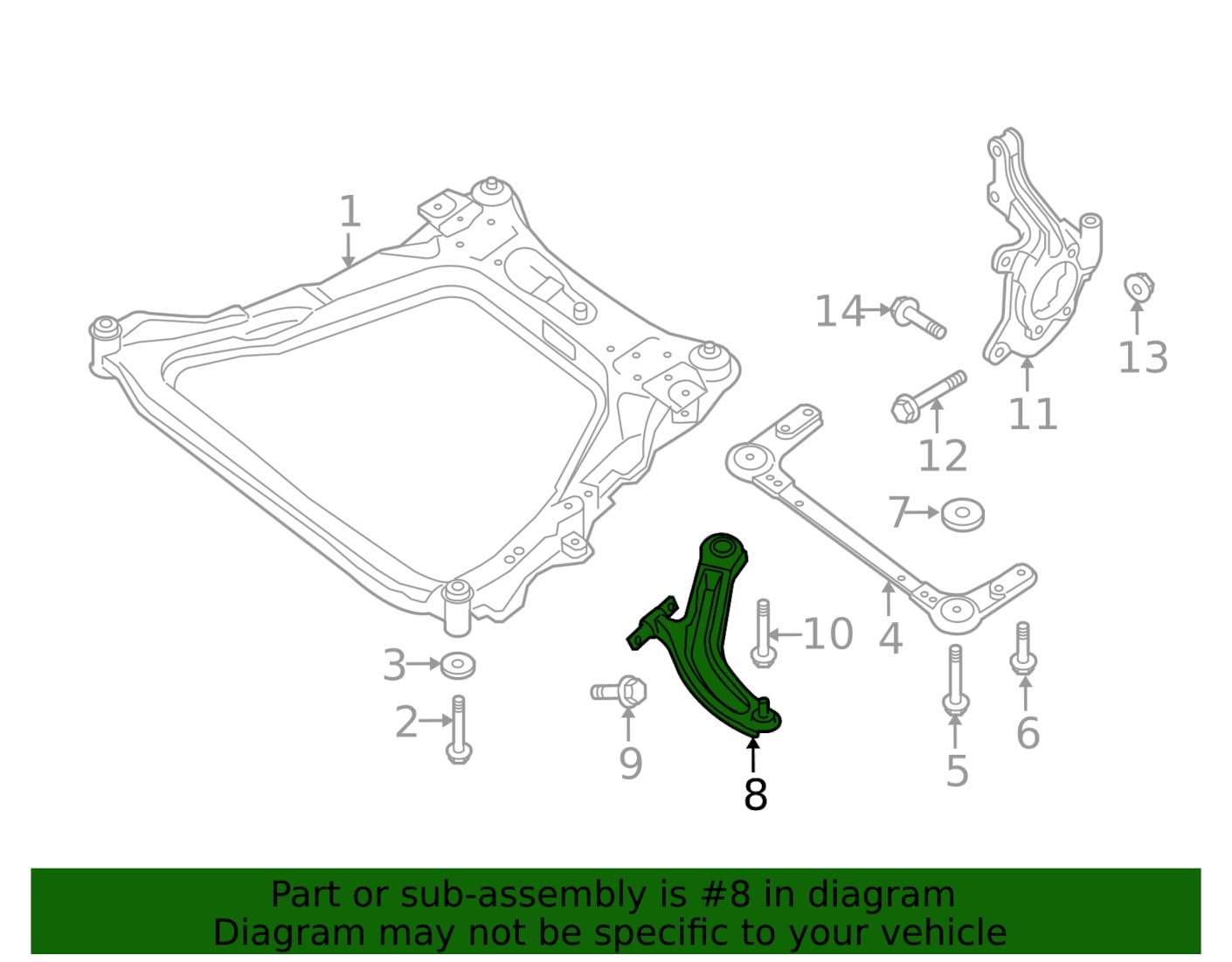 Set of Lower Control Arm