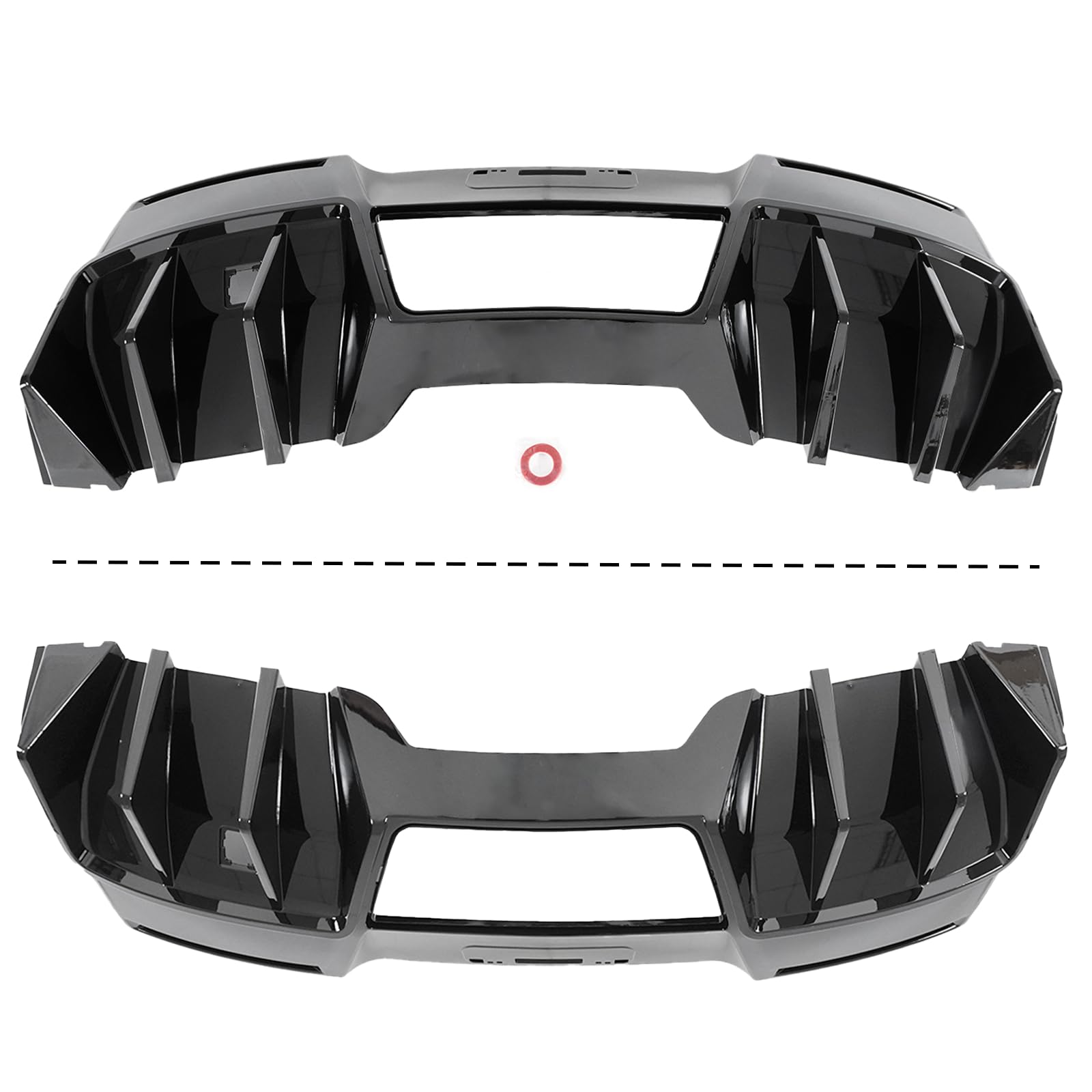 skkyoro Rear Bumper Diffuser Compatible with Chevy Corvette C7 2014-2019 All