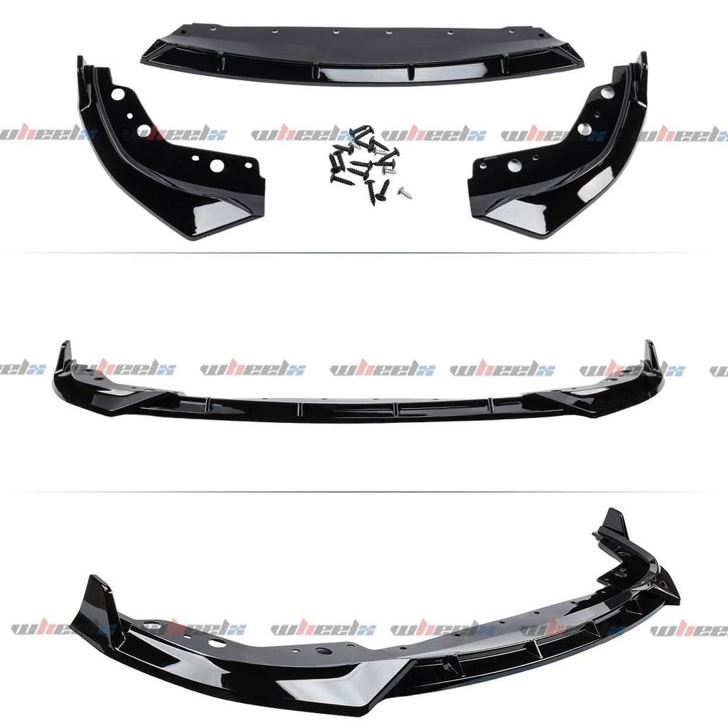 BMW G20 3 Series LCI Front Lip Splitter M Sport 2023-2026 Gloss Black Spoiler