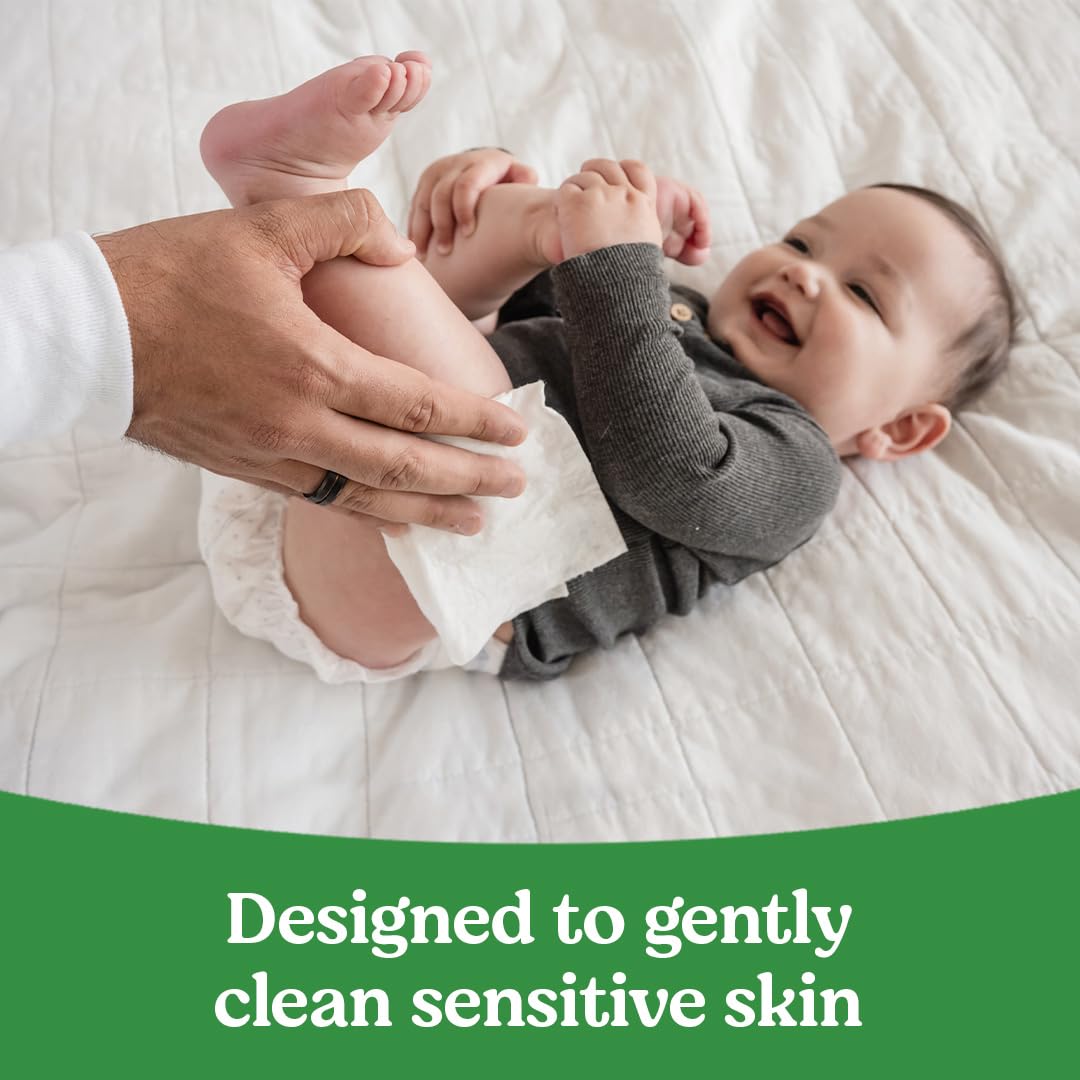 10 Flip-Top Packs Huggies Natural Care Sensitive Baby Wipes, Unscented,