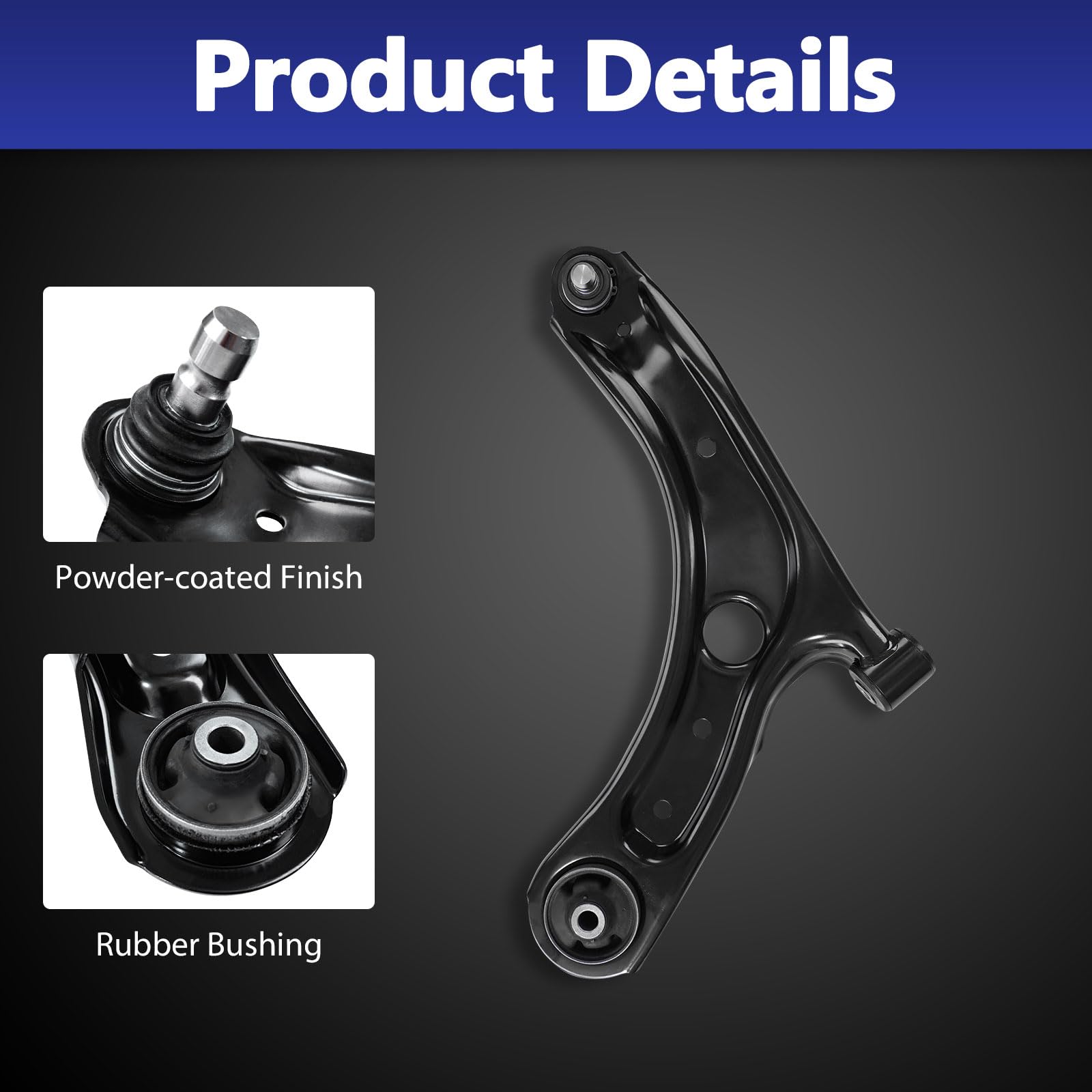 HAWK BROTHER Right RH Passenger Side Control Arm Suspension Replacement