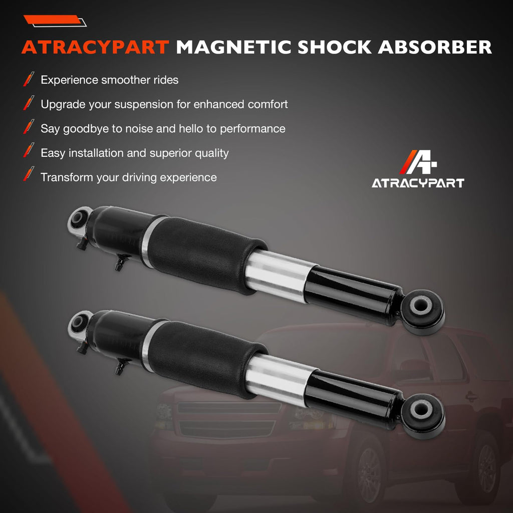 Rear Air Shock Struts Pair Cadillac Escalade Tahoe Yukon Suburban 07-14